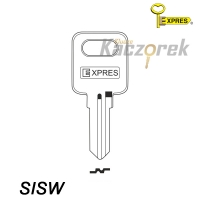 Expres 101 - klucz surowy mosiężny - SISW